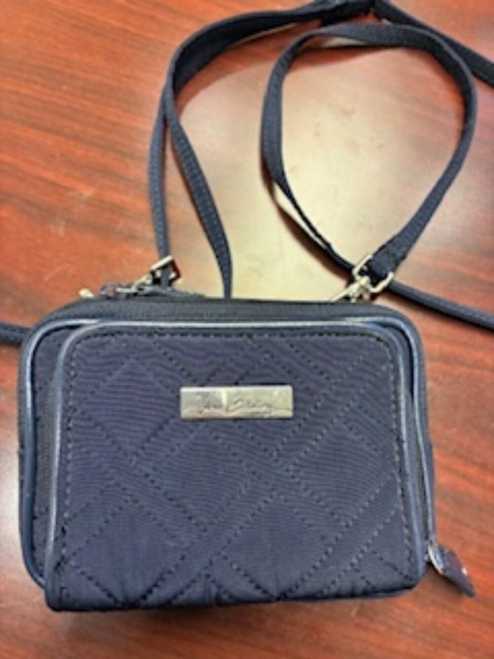 Vera Bradley Navy Blue Crossbody Mini Purse - Never used.